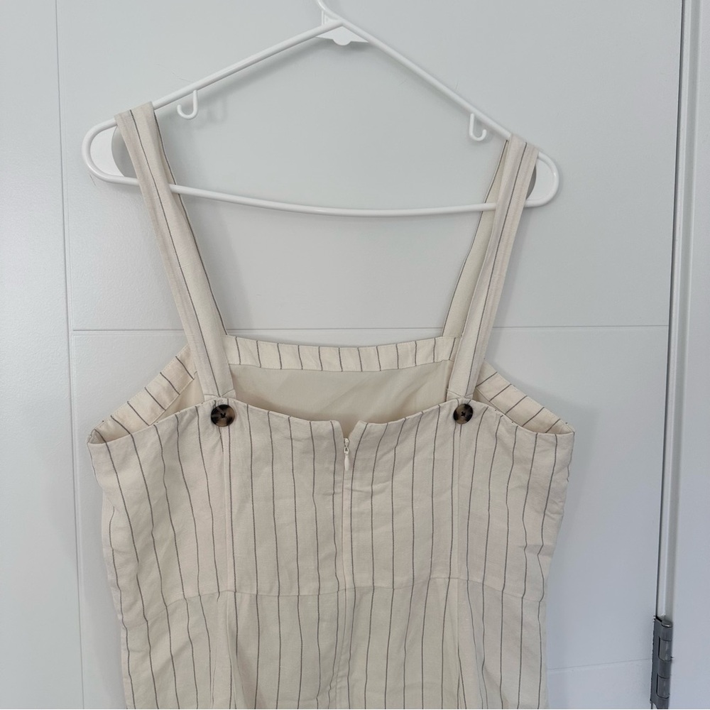 Club Monaco Linen Mini Stripe Dress - Picture 11 of 15
